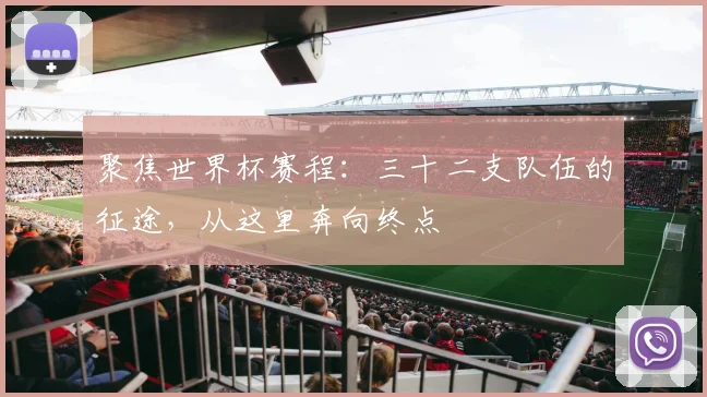 聚焦世界杯赛程：三十二支队伍的征途，从这里奔向终点